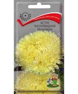 Астра пионовидная Жёлтая Башня